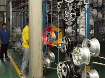 汽车轮殻喷涂线